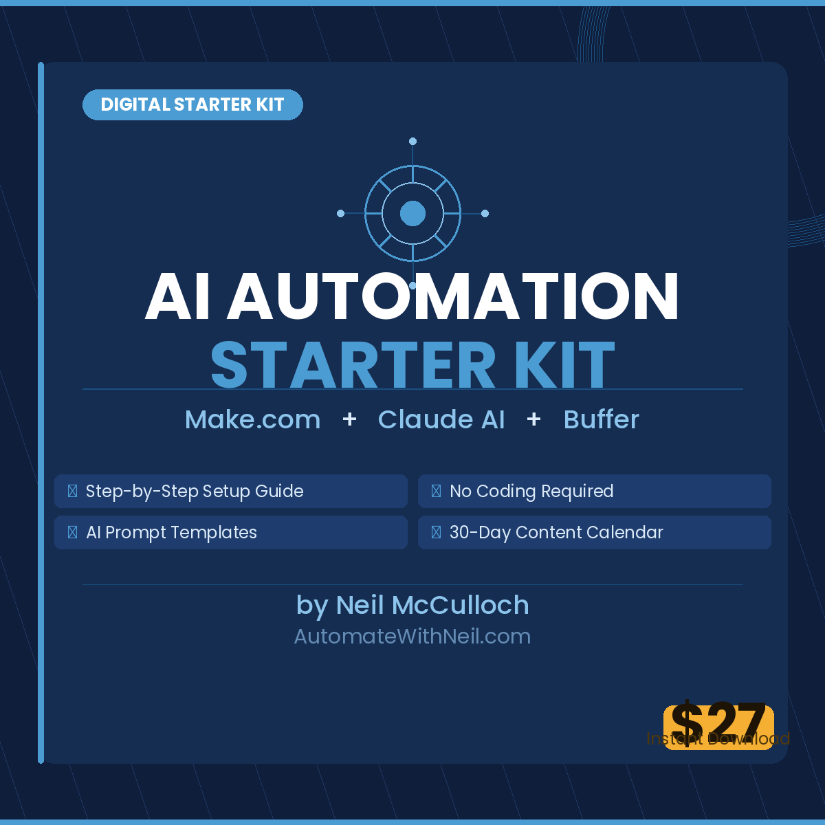 AI Automation Starter Kit — Make.com + Claude Edition